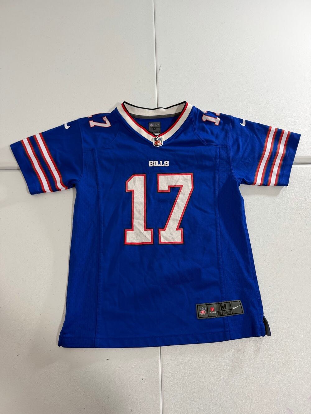 Josh Allen Buffalo Bills Jersey Youth M Nike On Field #17 NFL Stitched Numbers